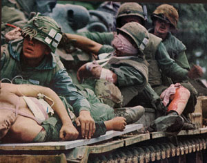 wounded soldiers